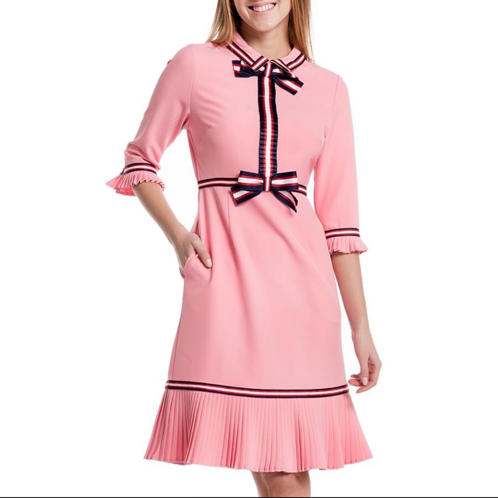 Gracia Stripe Dated Point Dress